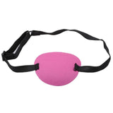 Adult Child Single Eye Cover Silk Eyeshade Sleeping Eye Mask One-eyed Cover Portable Soft Eye Patch Amblyopia Traning Goggles