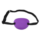 Adult Child Single Eye Cover Silk Eyeshade Sleeping Eye Mask One-eyed Cover Portable Soft Eye Patch Amblyopia Traning Goggles