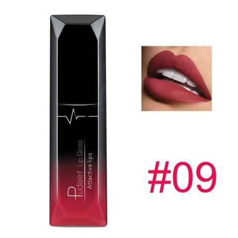 Amazing 21 Colors Waterproof Lip Gloss Long-Lasting Matte Lipstick Liquid 7.5ML Makeup