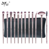 Anmor New Make Up Brushes 12 PCS Professional Blending Eyeshadow Eyebrow Brush For Makeup Beauty Set