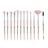 Anmor New Make Up Brushes 12 PCS Professional Blending Eyeshadow Eyebrow Brush For Makeup Beauty Set