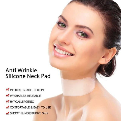 Anti Wrinkle Neck Pad Silicone Neck Chest Wrinkles Remover Pads Neck Skin Lift Anti Aging Treatment Silicone Pad Drop Ship New