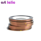 Artlalic 10 Rolls Line Nail Striping Tapes Sticker 1mm Adhesive Multi Color DIY Manicure Nail Art Styling Tools Tips Decals