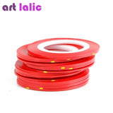 Artlalic 10 Rolls Line Nail Striping Tapes Sticker 1mm Adhesive Multi Color DIY Manicure Nail Art Styling Tools Tips Decals
