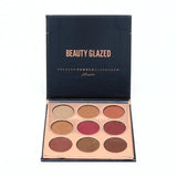 BEAUTY GLAZED Eyeshadow Pallete Cosmetics Makeup Waterproof Natural Glitter Luminous Matte Shimmer Eye Shadow Palette Powder