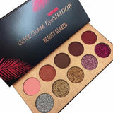 BEAUTY GLAZED Eyeshadow Pallete Cosmetics Makeup Waterproof Natural Glitter Luminous Matte Shimmer Eye Shadow Palette Powder