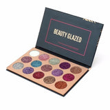 BEAUTY GLAZED Eyeshadow Pallete Cosmetics Makeup Waterproof Natural Glitter Luminous Matte Shimmer Eye Shadow Palette Powder