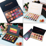 BEAUTY GLAZED Eyeshadow Pallete Cosmetics Makeup Waterproof Natural Glitter Luminous Matte Shimmer Eye Shadow Palette Powder