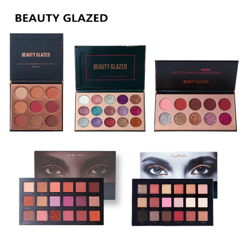 BEAUTY GLAZED Glitte Eyeshadow Palete Make up Eye Shadow palette Long-lasting Easy To Wear Eyeshadow Matte Shimmer sombras