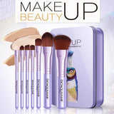 BIOAQUA 7PCS/SET Pro Women Facial Makeup Brushes Set Face Cosmetic Beauty Eye Shadow Foundation Blush Brush Make Up Brush Tool