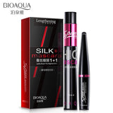 BIOAQUA  Black Silk Mascara Makeup Set Eyelash Extension Lengthening Volume 3D Fiber Mascara Waterproof Cosmetics 2pcs/lot