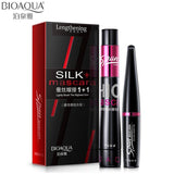 BIOAQUA Brand Black Silk Mascara Makeup Set Eyelash Extension Lengthening Volume 3D Fiber Mascara Waterproof Cosmetics 2pcs/lot