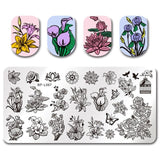 BORN PRETTY 1 Pc 12*6cm Nail Stamping Plate Celebration Valentine's Day Manicure Stencils Nail Art Image Template Tool BPX-L014