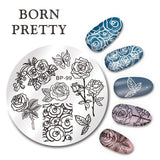 BORN PRETTY 1 Pc 12*6cm Nail Stamping Plate Celebration Valentine's Day Manicure Stencils Nail Art Image Template Tool BPX-L014