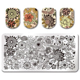 BORN PRETTY 1 Pc 12*6cm Nail Stamping Plate Celebration Valentine's Day Manicure Stencils Nail Art Image Template Tool BPX-L014