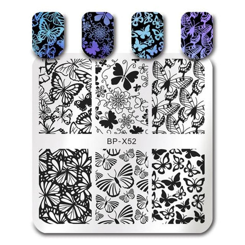 BORN PRETTY 1 Pc 12*6cm Nail Stamping Plate Celebration Valentine's Day Manicure Stencils Nail Art Image Template Tool BPX-L014