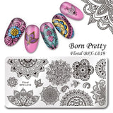 BORN PRETTY 1 Pc 12*6cm Nail Stamping Plate Celebration Valentine's Day Manicure Stencils Nail Art Image Template Tool BPX-L014