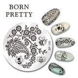 BORN PRETTY 1 Pc 12*6cm Nail Stamping Plate Celebration Valentine's Day Manicure Stencils Nail Art Image Template Tool BPX-L014