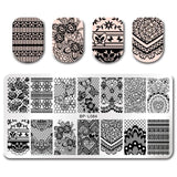 BORN PRETTY 1 Pc 12*6cm Nail Stamping Plate Celebration Valentine's Day Manicure Stencils Nail Art Image Template Tool BPX-L014