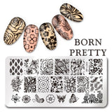 BORN PRETTY 1 Pc 12*6cm Nail Stamping Plate Celebration Valentine's Day Manicure Stencils Nail Art Image Template Tool BPX-L014