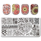 BORN PRETTY 1 Pc 12*6cm Nail Stamping Plate Celebration Valentine's Day Manicure Stencils Nail Art Image Template Tool BPX-L014