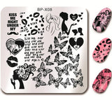 BORN PRETTY 35 Choice Floral Butterfly Pattern Nail Art Stamping Plate Mandala Series DIY Manicure Template Stencil Stamping