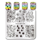 BORN PRETTY 35 Choice Floral Butterfly Pattern Nail Art Stamping Plate Mandala Series DIY Manicure Template Stencil Stamping