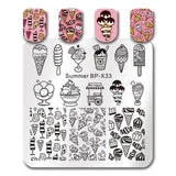 BORN PRETTY 35 Choice Floral Butterfly Pattern Nail Art Stamping Plate Mandala Series DIY Manicure Template Stencil Stamping