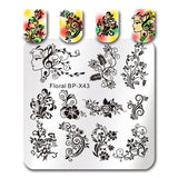 BORN PRETTY 35 Choice Floral Butterfly Pattern Nail Art Stamping Plate Mandala Series DIY Manicure Template Stencil Stamping