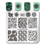 BORN PRETTY 35 Choice Floral Butterfly Pattern Nail Art Stamping Plate Mandala Series DIY Manicure Template Stencil Stamping