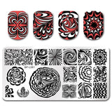 BORN PRETTY 35 Choice Floral Butterfly Pattern Nail Art Stamping Plate Mandala Series DIY Manicure Template Stencil Stamping