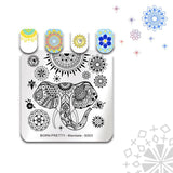 BORN PRETTY 35 Choice Floral Butterfly Pattern Nail Art Stamping Plate Mandala Series DIY Manicure Template Stencil Stamping