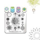 BORN PRETTY 35 Choice Floral Butterfly Pattern Nail Art Stamping Plate Mandala Series DIY Manicure Template Stencil Stamping