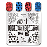 BORN PRETTY 6*6cm Square Nail Stamping Plates Lace Flower Animal Pattern Nail Art Stamp Stamping Template Image Plate