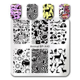 BORN PRETTY 6*6cm Square Nail Stamping Plates Lace Flower Animal Pattern Nail Art Stamp Stamping Template Image Plate