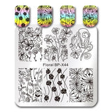 BORN PRETTY 6*6cm Square Nail Stamping Plates Lace Flower Animal Pattern Nail Art Stamp Stamping Template Image Plate