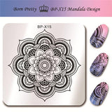 BORN PRETTY 6*6cm Square Nail Stamping Plates Lace Flower Animal Pattern Nail Art Stamp Stamping Template Image Plate