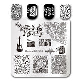 BORN PRETTY 6*6cm Square Nail Stamping Plates Lace Flower Animal Pattern Nail Art Stamp Stamping Template Image Plate