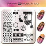 BORN PRETTY 6*6cm Square Nail Stamping Plates Lace Flower Animal Pattern Nail Art Stamp Stamping Template Image Plate