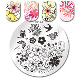 BORN PRETTY 6*6cm Square Nail Stamping Plates Lace Flower Animal Pattern Nail Art Stamp Stamping Template Image Plate