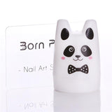 BORN PRETTY Clear Jelly Silicone Marshmallow Stamper with Scraper Stamping Manicure Nail Art Stamping Tool Set