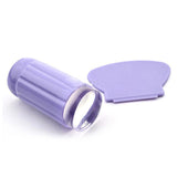 BORN PRETTY Clear Jelly Silicone Marshmallow Stamper with Scraper Stamping Manicure Nail Art Stamping Tool Set