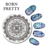 BORN PRETTY Geometry Fruit Nail Art Stamp Template Mandala Baroque Floral Animal Lace Ethnic Image Stamping Plate Manicure Tools