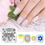 BORN PRETTY Geometry Fruit Nail Art Stamp Template Mandala Baroque Floral Animal Lace Ethnic Image Stamping Plate Manicure Tools