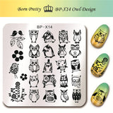 BORN PRETTY Geometry Fruit Nail Art Stamp Template Mandala Baroque Floral Animal Lace Ethnic Image Stamping Plate Manicure Tools