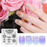 BORN PRETTY Geometry Fruit Nail Art Stamp Template Mandala Baroque Floral Animal Lace Ethnic Image Stamping Plate Manicure Tools