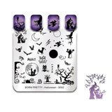 BORN PRETTY Halloween Arabesque Nail Art Stamp Template Geometry Arrow Full Lace Flower Nail Stamping Plates Manicure Tools