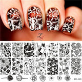 BORN PRETTY Nail Stamping Plates Animal Series Cute Cats Plant Nail Art Stamp Image Template Manicure Stencils Nail Decoration