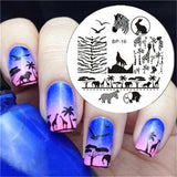 BORN PRETTY Nail Stamping Plates Animal Series Cute Cats Plant Nail Art Stamp Image Template Manicure Stencils Nail Decoration