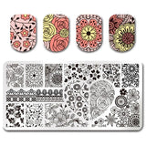 BORN PRETTY Nail Stamping Plates Animal Series Cute Cats Plant Nail Art Stamp Image Template Manicure Stencils Nail Decoration